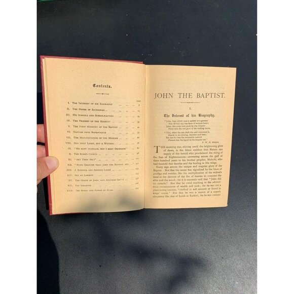 2 Antique FP Meyer Books - Joseph And John The Baptist - Picture 3 of 7